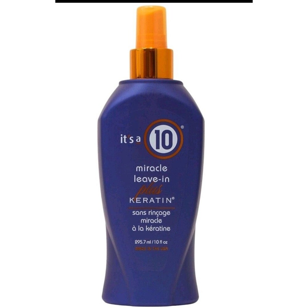 It's A 10 Miracle Leave-In Conditioner Plus Keratin - 10 Fl Oz Hydrating Formula